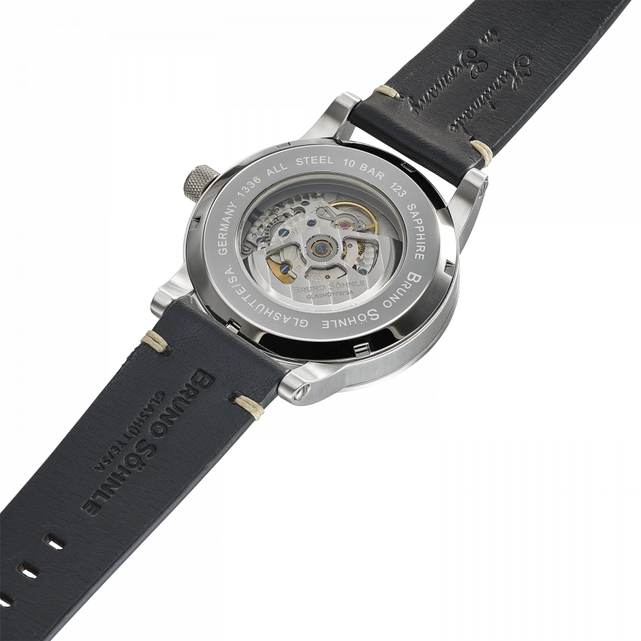 · Uhren Bruno Optik WEISS · Söhnle-Automatikuhr-17-12123-761 Juwelen -