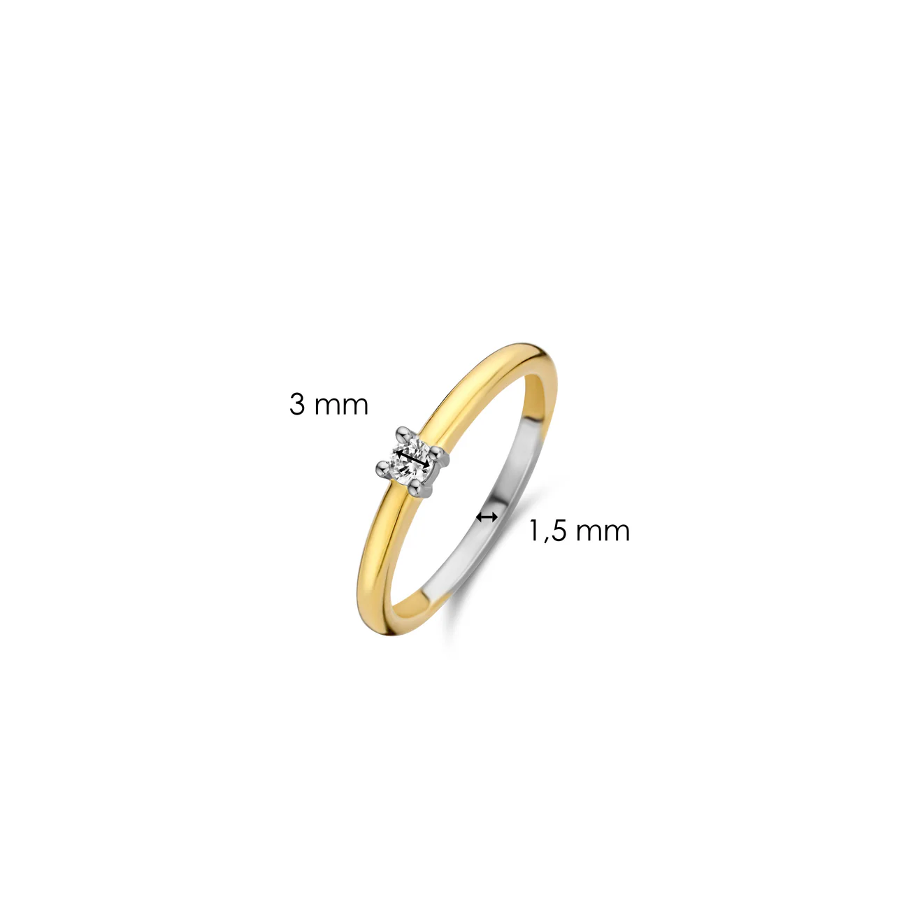 Produktbild von Ti Sento-Ring-12211ZY/52