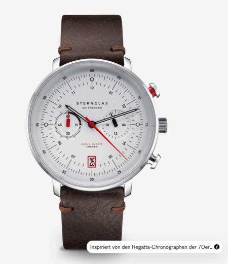 Produktbild von Sternglas-Analoguhr-S01-HC10-VI11