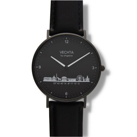 Produktbild von Vechta Uhr-Analoguhr-SchwWeißLeSchw40