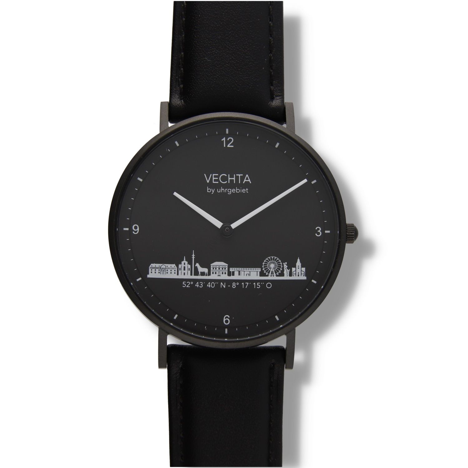 Produktbild von Vechta Uhr-Analoguhr-SchwWeißLeSchw40