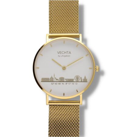 Produktbild von Vechta Uhr-Analoguhr-GoldGoldMeGold36