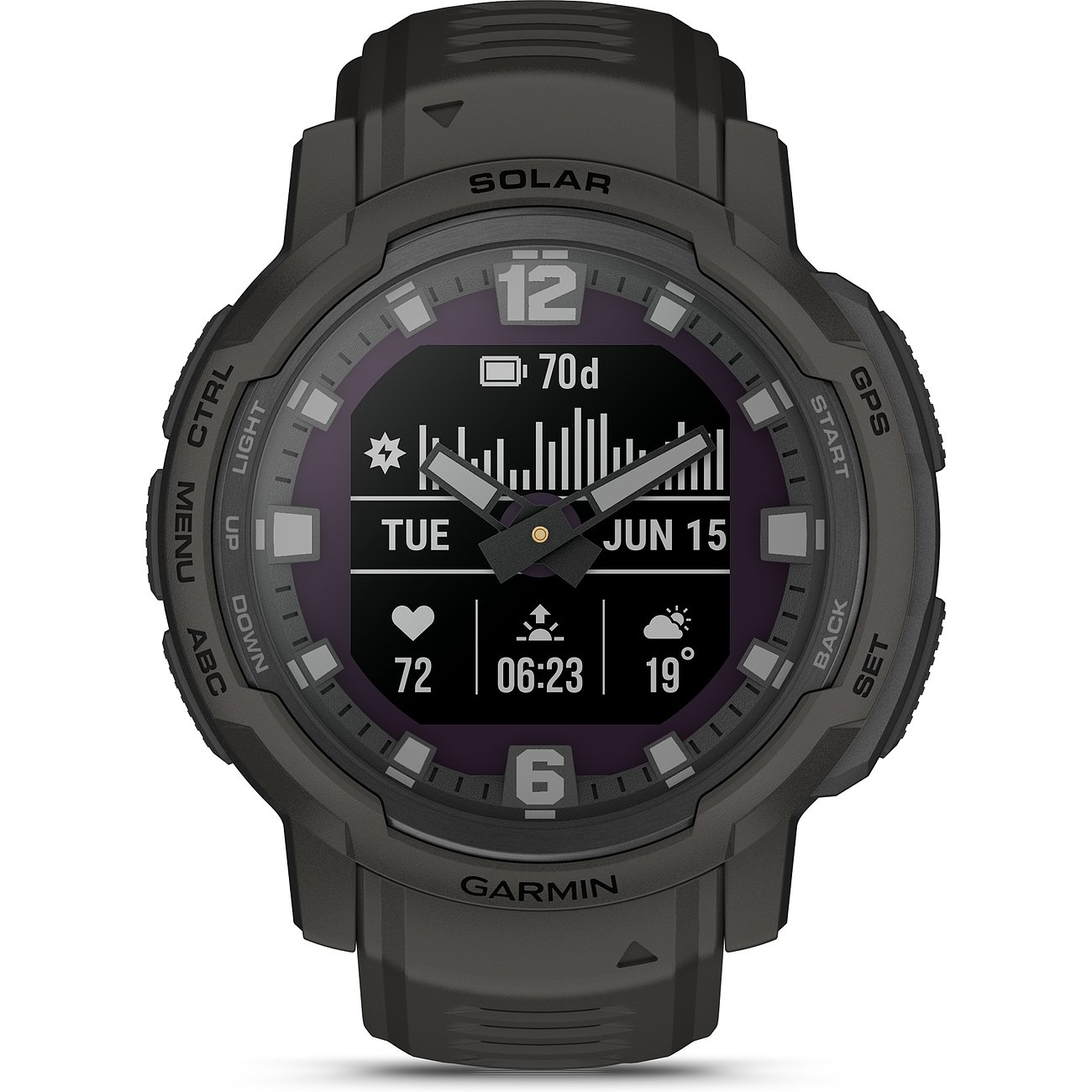 Produktbild von Garmin-Smartwatch-010-02730-01 Instinct Crossover Solar