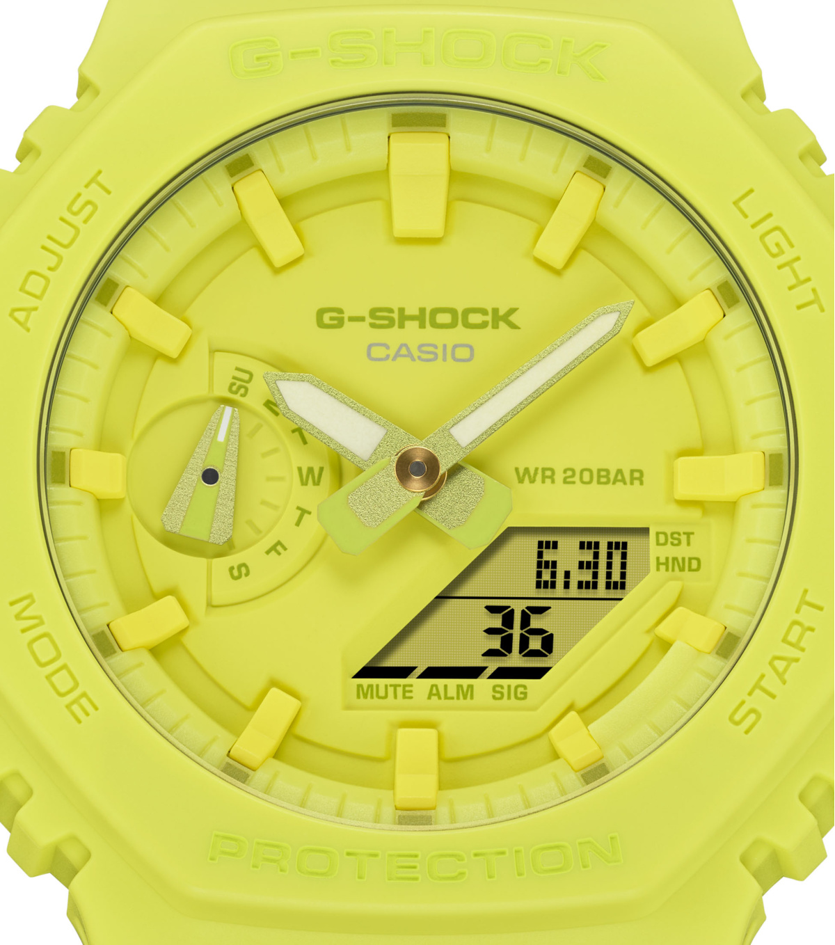 Produktbild von Casio-Combiuhr analog/digital-GA-2100-9A9ER