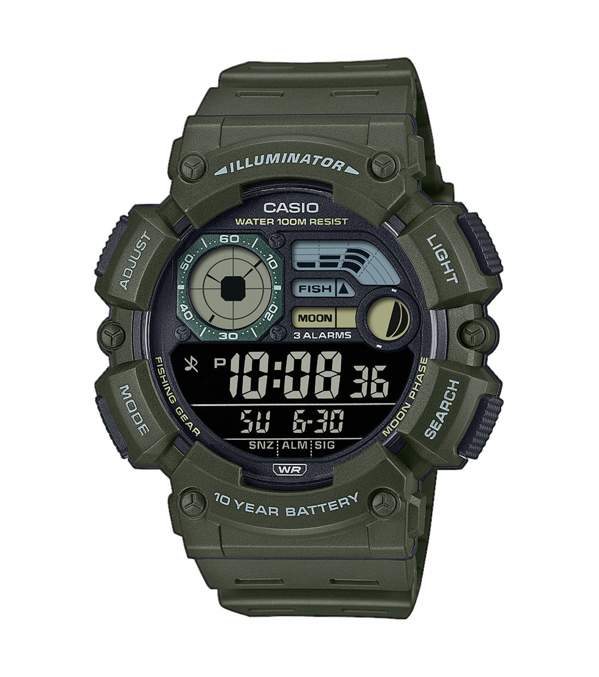 Produktbild von Casio-Digitaluhr-WS-1500H-3BVEF
