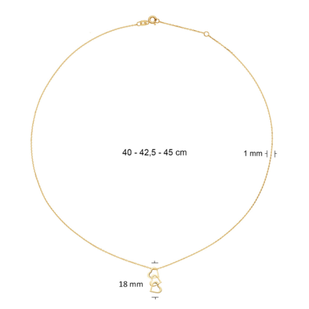 Produktbild von Jackie Gold-Halskette-JKN25.550